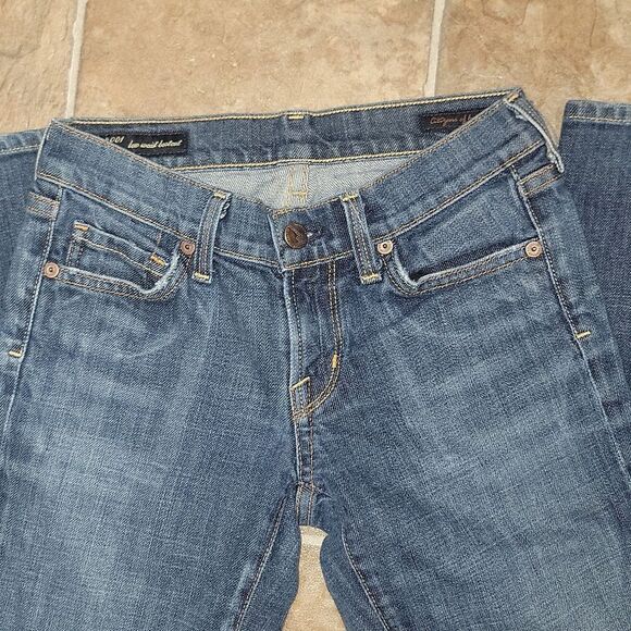 Citizens of Humanity Kelly Stretch #001 Low Waist Bootcut Jeans Size 24 - Picture 7 of 11